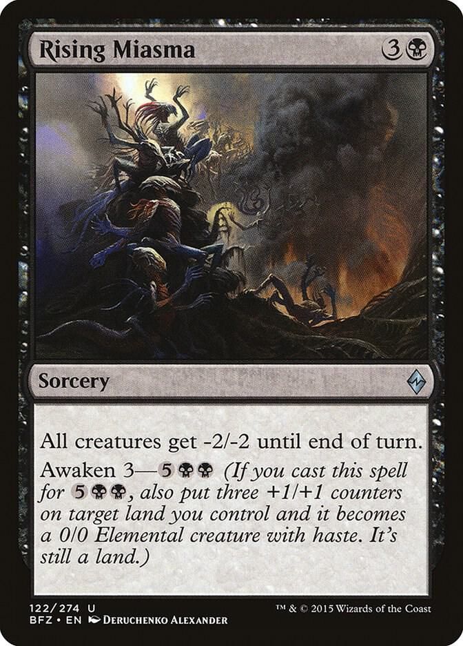 Rising Miasma 122/274 - Battle for Zendikar (BFZ)