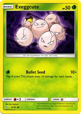 Exeggcute - 8/181 - Common Sun &amp; Moon: Team Up Singles