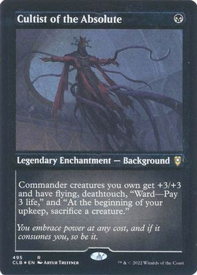 Cultist of the Absolute 495 - Commander Legends: Battle for Baldur&#39;s Gate (CLB) (Foil Etched)