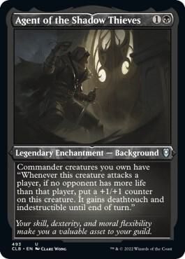 Agent of the Shadow Thieves 493 - Commander Legends: Battle for Baldur&#39;s Gate (CLB)  (Foil Etched)