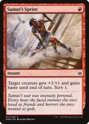 Samut&#39;s Sprint 142/264- War of the Spark (WAR) War of the Spark (espanol)