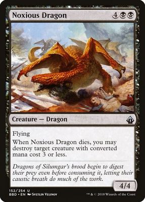 Noxious Dragon 152/254 - Battlebond (BBD) (Español)