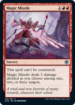 Magic Missile 154/281 - Adventures in the Forgotten Realms (AFR)