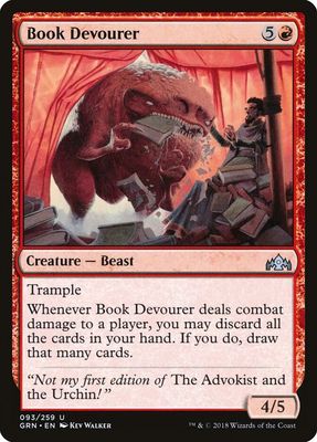 Book Devourer 093/259- Guilds of Ravnica (GRN) Guilds of Ravnica (espanol)
