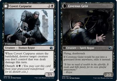Covert Cutpurse | Covetous Geist 092/277 - Innistrad: Midnight Hunt Singles