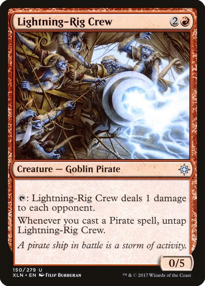 Lightning-Rig Crew 150/279 - Ixalan (XLN) Ixalan (espanol)