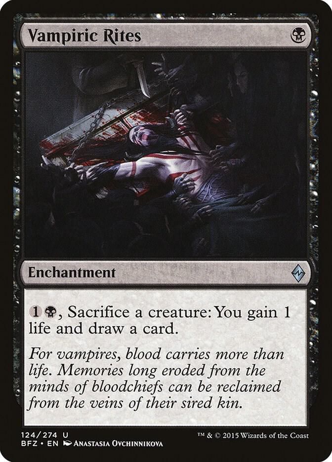Vampiric Rites 124/274 - Battle for Zendikar (BFZ)