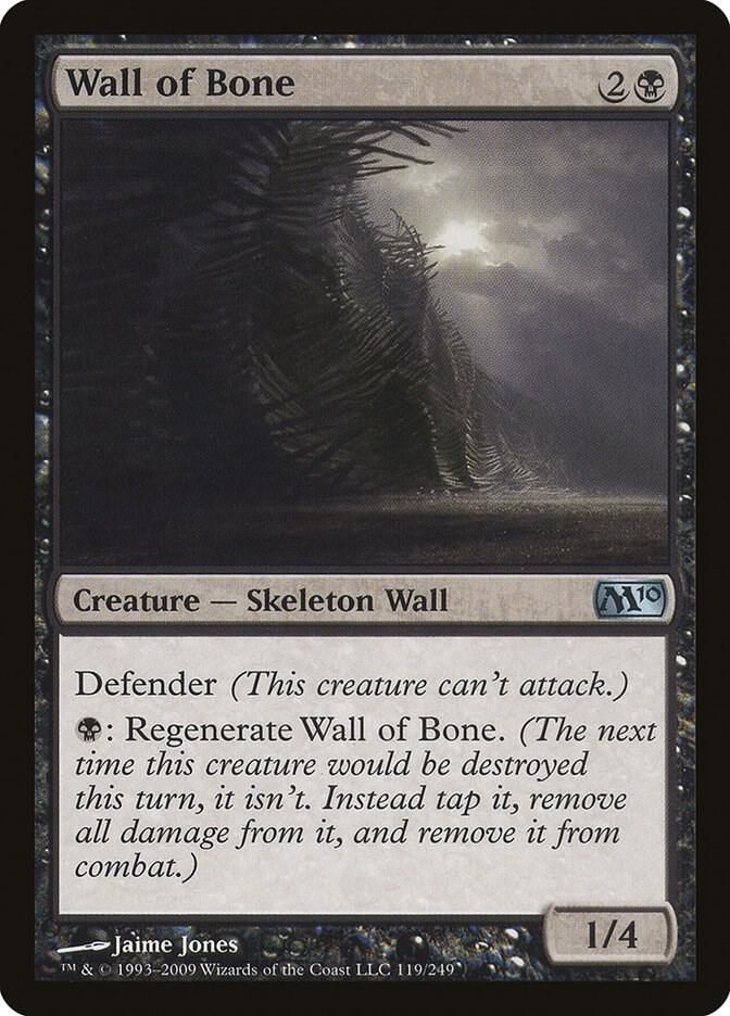 Wall of Bone 119/249 - Magic 2010 (M10) (M10)