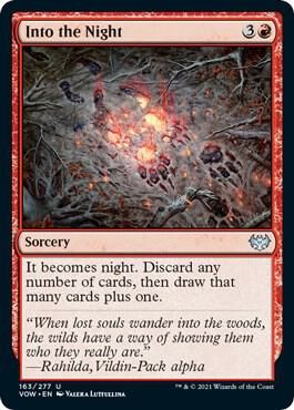 Into the Night 163/277 - Innistrad: Crimson Vow Singles (Español)