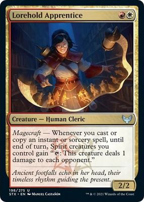 Lorehold Apprentice 198/275 - Strixhaven: School of Mages (STX) (Español)