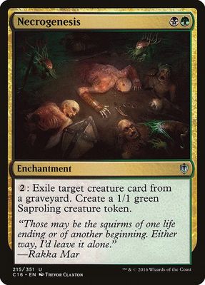 Necrogenesis 215/351 - Commander 2016 (C16) (Español)