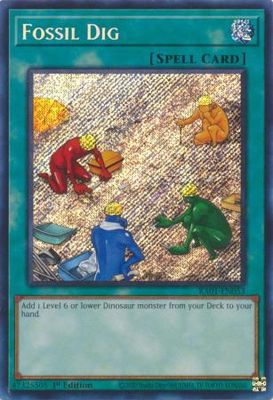 Fossil Dig - RA01-EN053 - Secret Rare 25th Anniversary Rarity Collection Singles