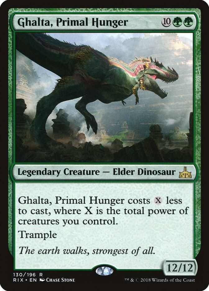 Ghalta, Primal Hunger - Rivals of Ixalan (RIX) Rivals of Ixalan