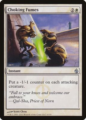Choking Fumes 4/155 - Mirrodin Besieged (MBS) (Español)