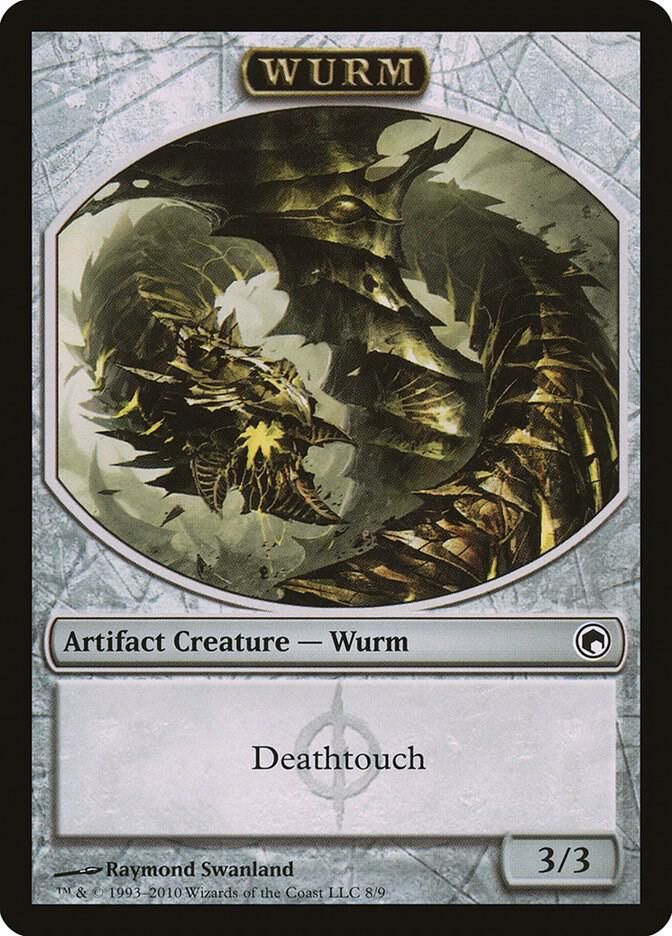 Wurm Token 8/9 - Scars of Mirrodin (SOM)