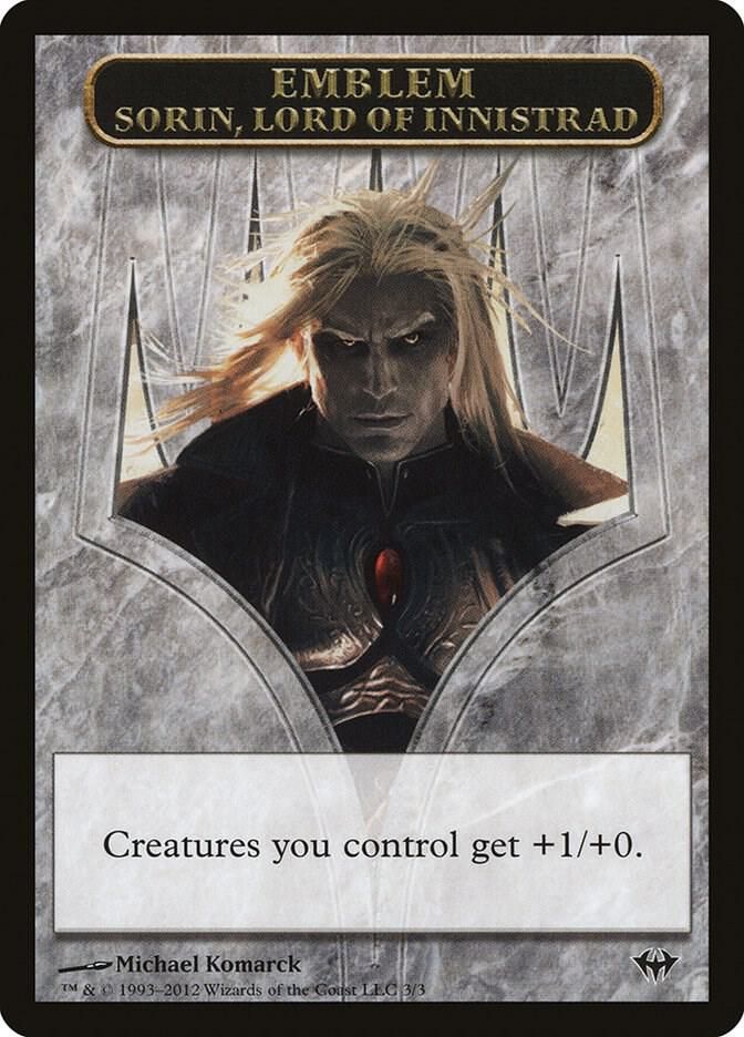 Emblem - Sorin, Lord of Innistrad 3/3 - Dark Ascension (DKA) (Español)