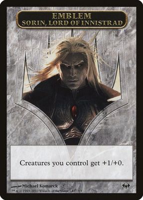 Emblem - Sorin, Lord of Innistrad 3/3 - Dark Ascension (DKA) (Español)