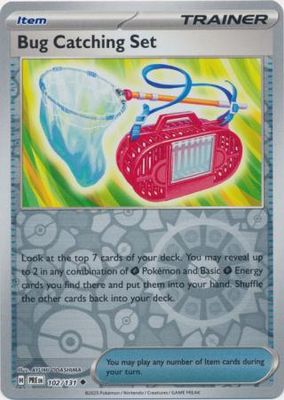 Bug Catching Set - 102/131 - Uncommon Reverse Holo Scarlet &amp; Violet: Prismatic Evolutions Reverse Holo Singles
