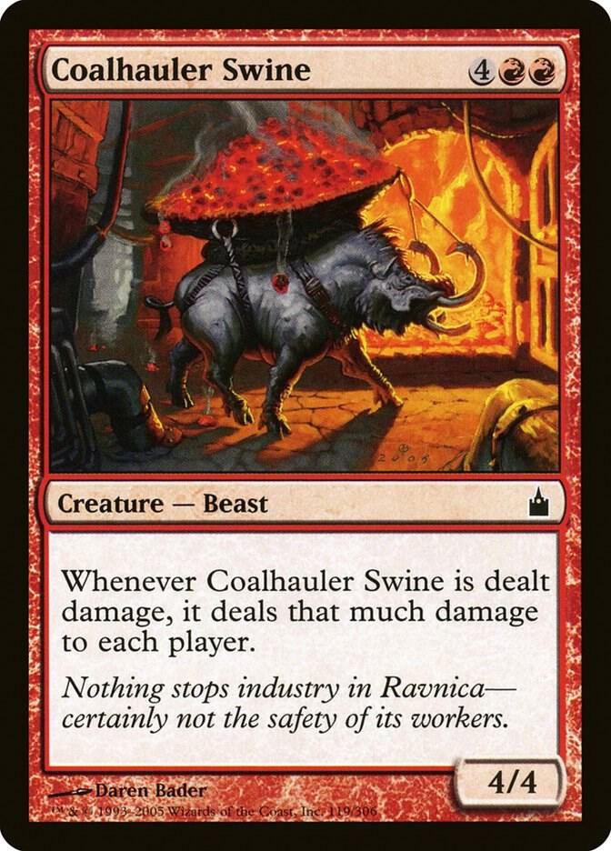 Coalhauler Swine 119/306 - Ravnica: City of Guilds (RAV) Ravnica: City of Guilds (espanol)