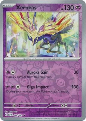 Xerneas - 088/191 - Uncommon Reverse Holo Scarlet &amp; Violet: Surging Sparks Reverse Singles