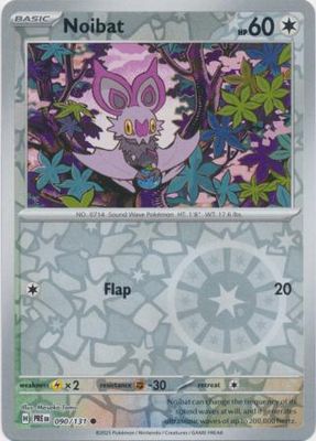 Noibat - 090/131 - Common Reverse Holo Scarlet &amp; Violet: Prismatic Evolutions Reverse Holo Singles