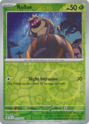 Rellor - 023/162 - Common Reverse Holo Scarlet &amp; Violet: Temporal Forces Reverse Holo Singles