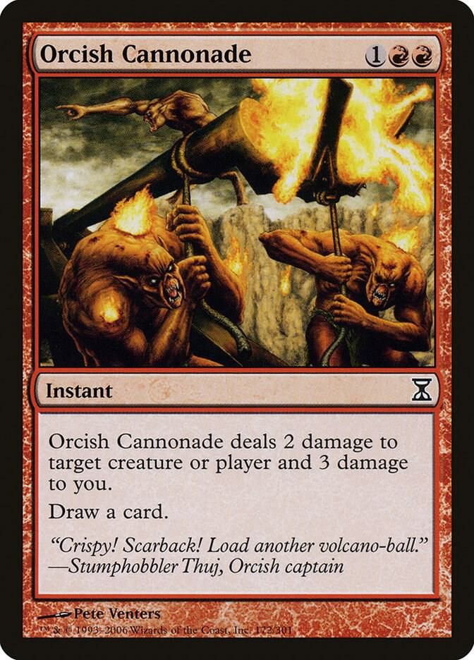Orcish Cannonade 172/301 - Time Spiral (TSP) Time Spiral  (Español)