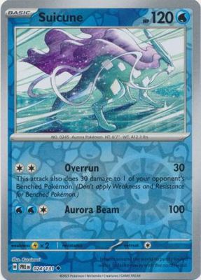 Suicune - 024/131 - Uncommon Reverse Holo Scarlet &amp; Violet: Prismatic Evolutions Reverse Holo Singles