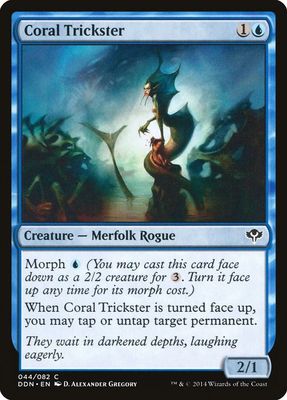 Coral Trickster 044/082 - Duel Decks: Speed vs. Cunning (DDN) Duel Decks: Speed vs. Cunning