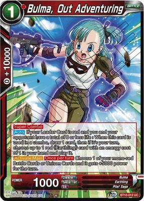 Bulma, Out Adventuring - Rise of the Unison Warrior (DBS-B10) Rise of the Unison Warrior