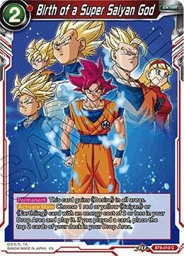 Birth of a Super Saiyan God - Malicious Machinations (DBS-B08) Malicious Machinations
