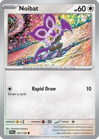 Noibat - 127/159 - Common Scarlet &amp; Violet: Journey Together Singles