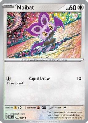 Noibat - 127/159 - Common Scarlet &amp; Violet: Journey Together Singles