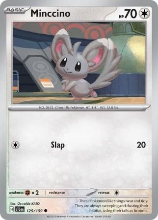 Minccino - 125/159 - Common Scarlet &amp; Violet: Journey Together Singles