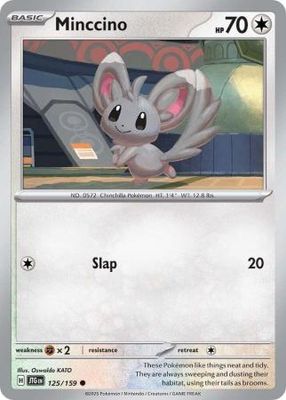 Minccino - 125/159 - Common Scarlet &amp; Violet: Journey Together Singles