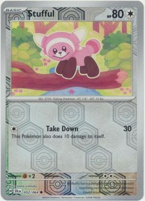 Stufful - 052/064 - Common Reverse Holo Shrouded Fable Reverse Holo Singles