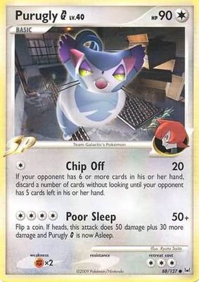 Purugly G - 88/127 - Common Platinum (Base Set) Singles