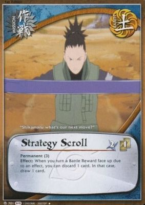 Strategy Scroll - 701 - Foild Uncommon Naruto: Path of Pain