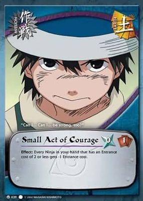 Small Act of Courage - M-039 - Common Foild Naruto: The Path to Hokage