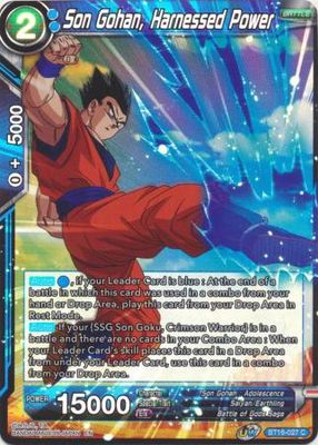 Son Gohan, Harnessed Power - BT16-027 - Common Foil UW Series 7: Realm of the Gods Foil Singles