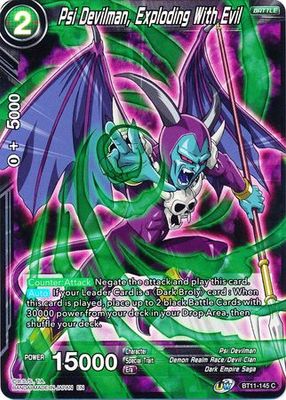Psi Devilman, Exploding With Evil - BT11-145 - Foil Common UW Series 2: Vermilion Bloodline Foil Singles