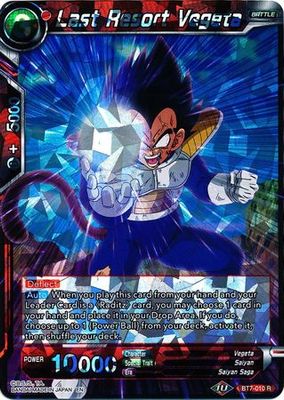 Last Resort Vegeta - BT7-010 - Rare Assault of the Saiyans Foil Singles