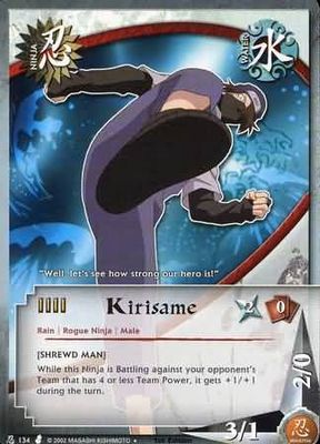 Kirisame - N-134 - Uncommon Naruto: Curse of the Sand