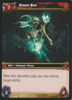 Sister Rot - 193/234 - Common WoW: Class Starter Decks 2010