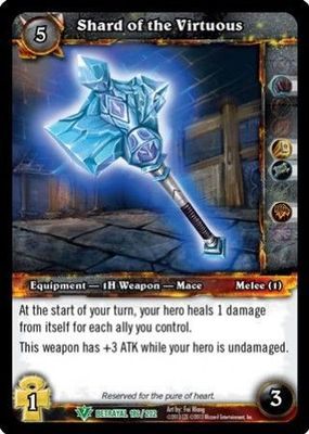 Shard of the Virtuous - 186/202 - Uncommon WoW: Betrayal of the Guardian
