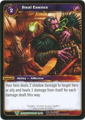Steal Essence - Alliance Warlock 12/30 - Uncommon WoW: Alliance Gnome Warlock
