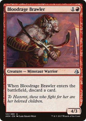 Bloodrage Brawler 121/269 - Amonkhet (AKH)