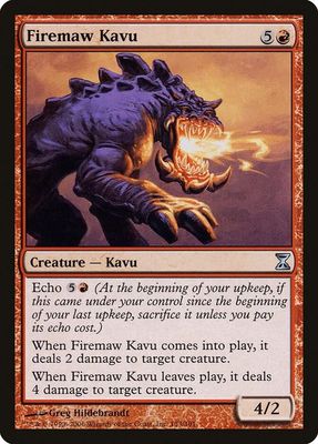 Firemaw Kavu 153/301 - Time Spiral Singles