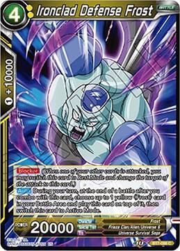 Ironclad Defense Frost -Foild  Assault of the Saiyans (DBS-B07) Assault of the Saiyans