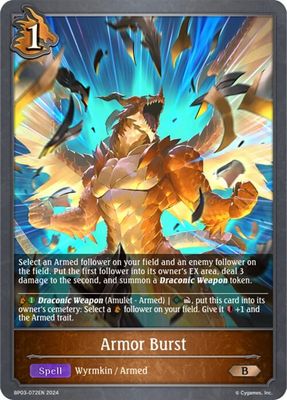 Armor Burst - BP03: Flame of Laevateinn (BP03) BP03: Flame of Laevateinn